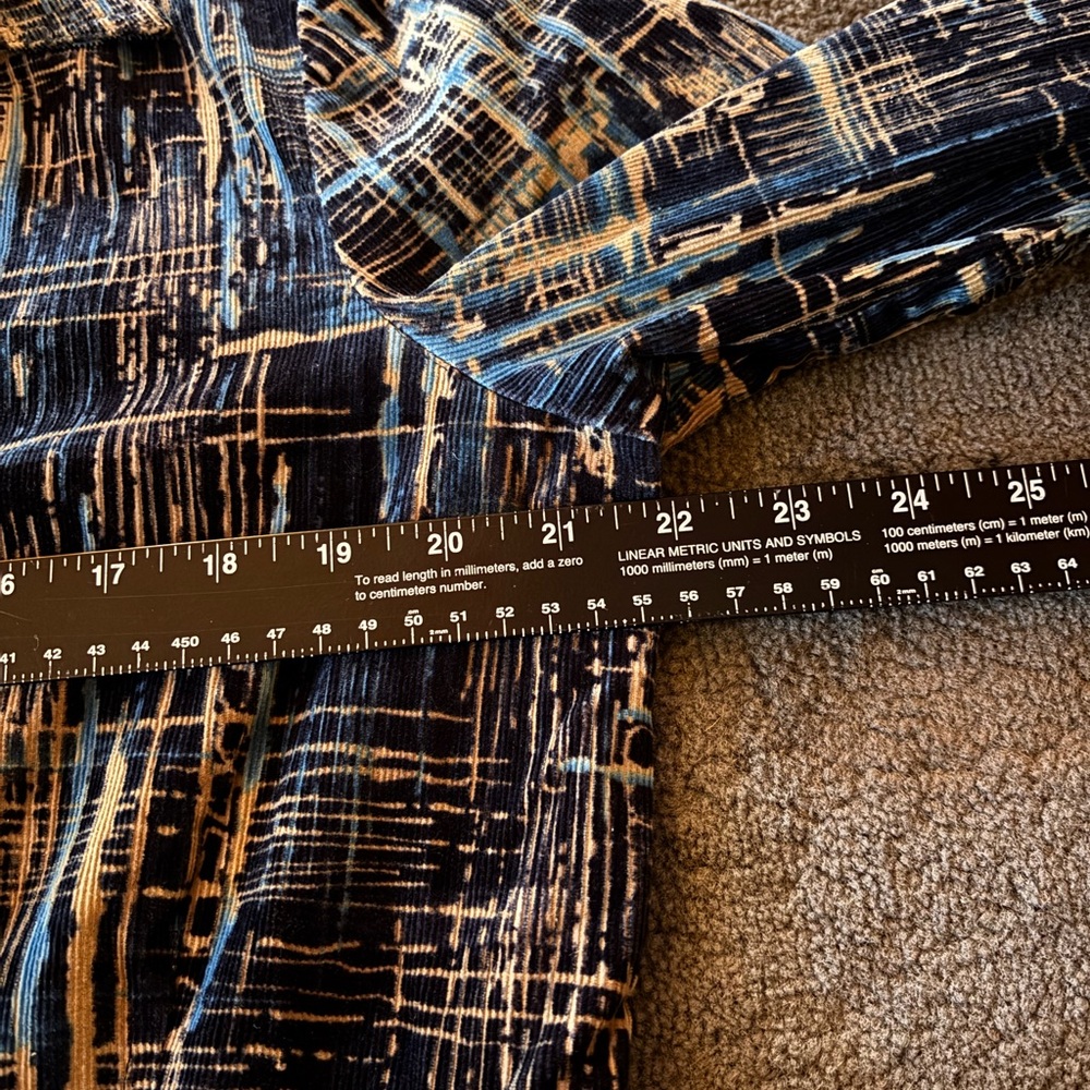 Christopher & Banks Blue and Brown Patterned Shirt - Picture 6 of 8